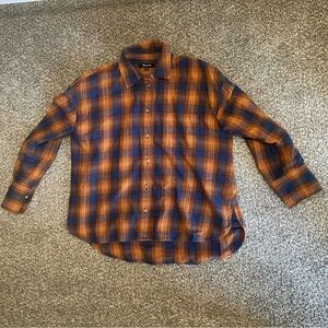 Madewell plaid flannel small